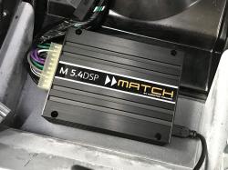 Установка усилителя Match M 5.4DSP в Honda Gold Wing