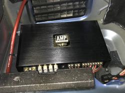 Установка усилителя AMP DA-80.6DSP Panacea V4 в BMW 3 (F30)