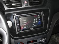 Фотография установки магнитолы Pioneer AVH-180 в KIA Rio