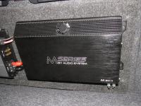 Установка усилителя Audio System M 80.4 в Mitsubishi Lancer X
