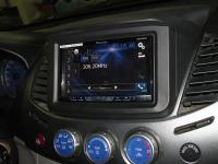 Фотография установки магнитолы Pioneer AVH-X8800BT в Mitsubishi L200