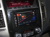 Фотография установки магнитолы Pioneer AVH-180 в Mitsubishi Pajero IV