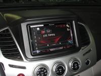 Фотография установки магнитолы Pioneer AVH-X5800BT в Mitsubishi L200