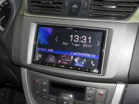 Фотография установки магнитолы Kenwood DMX7017BTS в Nissan Sentra