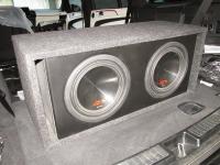 Установка сабвуфера Alpine SWR-10D2 x 2 vented box в Mercedes GLS (X166)