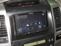 Фотография установки магнитолы Pioneer AVH-Z5000BT в Toyota Land Cruiser 120