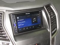 Фотография установки магнитолы Pioneer MVH-A200VBT в Hyundai Santa Fe (III)