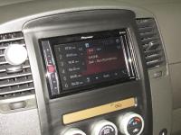 Фотография установки магнитолы Pioneer MVH-A200VBT в Nissan Pathfinder