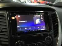 Фотография установки магнитолы Pioneer AVH-Z5100BT в Mitsubishi Pajero Sport III