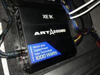 Установка усилителя Art Sound XE 1K в Volvo S70