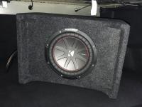 Установка сабвуфера Kicker 43CWR102 в Mercedes C class (W205)