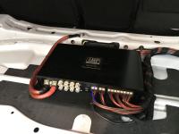 Установка усилителя AMP DA-80.6DSP Panacea V4 в Mercedes E class (W213)