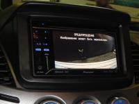 Фотография установки магнитолы Pioneer AVH-P3300BT в Mitsubishi L200