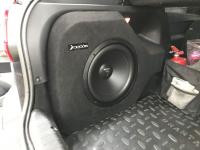 Установка сабвуфера Focal Sub 12 в Lada Granta Liftback