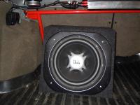 Установка сабвуфера JBL GT5-12 box в Lada Kalina