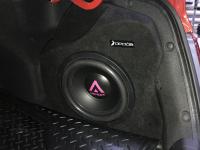Установка сабвуфера Aspect NLW-10d2 в Hyundai Solaris