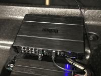 Установка усилителя Hellion HAM 8.12pinDSP в Evolute I-Space