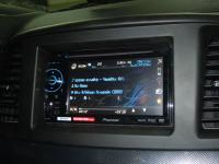 Фотография установки магнитолы Pioneer AVH-2400BT в Mitsubishi Lancer X