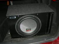 Установка сабвуфера MTX T612-22 vented box в Chevrolet Lacetti