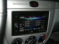 Фотография установки магнитолы JVC KW-AV50EE в Chevrolet Lacetti