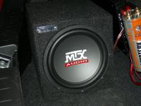 Установка сабвуфера MTX RT10-04 box в Suzuki Swift