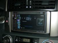 Фотография установки магнитолы Pioneer AVIC-F940BT в Toyota Land Cruiser 150