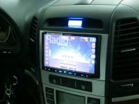 Фотография установки магнитолы Pioneer AVH-P8400BT в Hyundai Santa Fe (II)