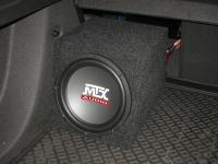 Установка сабвуфера MTX RT10-04 box в Chevrolet Cruze