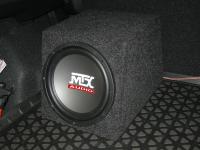 Установка сабвуфера MTX RT10-04 box в Mitsubishi ASX