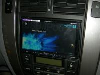 Фотография установки магнитолы Pioneer AVH-X4500DVD в Hyundai Tucson