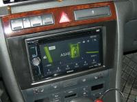 Фотография установки магнитолы Sony XAV-601BT в Audi A6