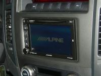 Фотография установки магнитолы Alpine IVE-W535BT в Mitsubishi Pajero IV