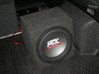 Установка сабвуфера MTX RT12-04 box в Mazda 6 (II)