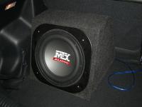 Установка сабвуфера MTX RT12-04 box в KIA Rio III