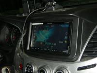 Фотография установки магнитолы Pioneer AVH-X4600DVD в Mitsubishi L200