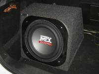 Установка сабвуфера MTX RT12-04 box в Opel Astra J GTC