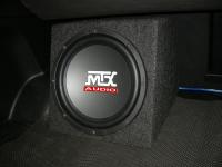 Установка сабвуфера MTX RT10-04 box в Nissan X-Trail (T31)