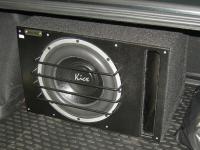 Установка сабвуфера Kicx QS 300 в Chevrolet Cruze