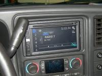 Фотография установки магнитолы Pioneer AVIC-F960BT в Chevrolet Tahoe