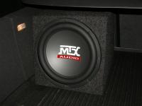 Установка сабвуфера MTX RT12-04 box в Audi A4 (B8)