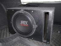 Установка сабвуфера MTX RT12-04 vented box в KIA Optima