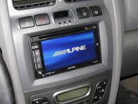 Фотография установки магнитолы Alpine INE-W920R в Hyundai Santa Fe
