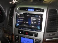 Фотография установки магнитолы Pioneer AVH-X8700BT в Hyundai Santa Fe (II)