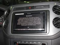 Фотография установки магнитолы Pioneer AVH-X8700BT в Volkswagen Tiguan