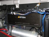 Установка усилителя Eton SR 100.2 в Mitsubishi Pajero Sport