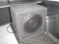 Установка сабвуфера CDT Audio CL-W10 в Mitsubishi Outlander III