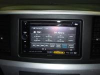 Фотография установки магнитолы Sony XAV-E622 в Mitsubishi Lancer X