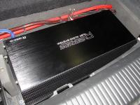 Установка усилителя Audio System R 1250.1 D в Audi A3 (8P)