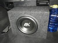Установка сабвуфера ESX SX1040 box в Mercedes V class (W447)
