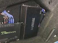 Установка усилителя Audio System M 80.4 в Skoda Octavia (A8)